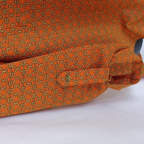 Michael Kors orange tunic blouse - Picture 3 of 6